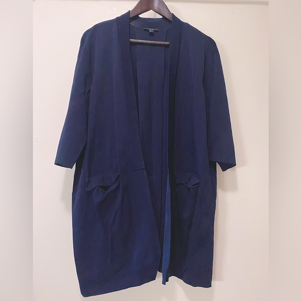 Cos Navy Cardigan